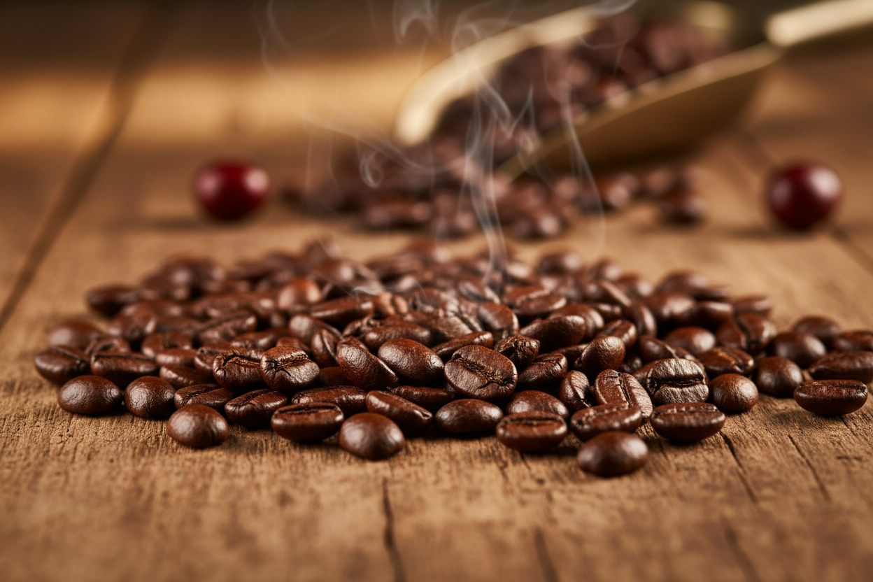 roasted coffee beans